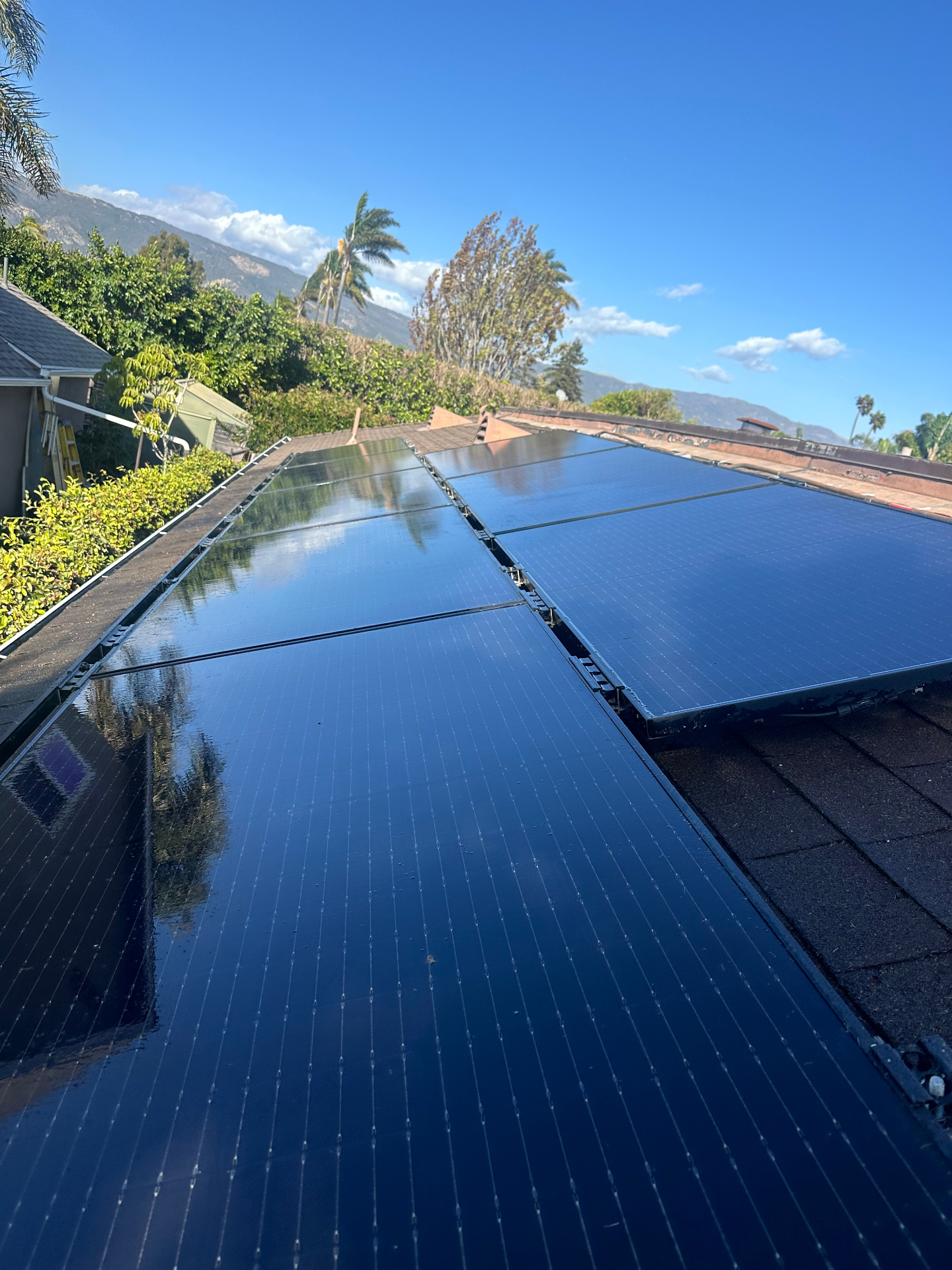 Solar panel cleaning job 1